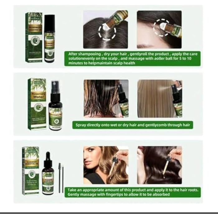 EELHOE eellhoe-Elho Rosemary Luxury Hair Care Gift Set 30ml - Image 2
